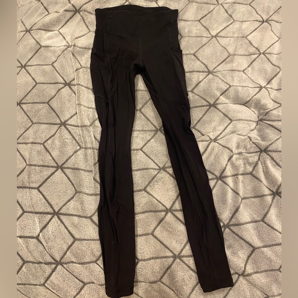 Black Speed Up Tight Lululemon Leggings